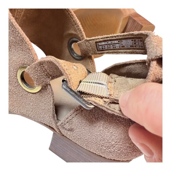 Koolaburra by UGG Kaia Open Toe Suede Leather Pumps Women’s Size 7.5 - Picture 8 of 10